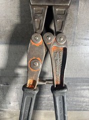 National Telephone Supply Co. Nicropress 51 plum Oval Manual Swaging Tool. ID #1