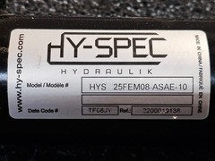 Hy-Spec 25FEM08-ASAE-10 Hydraulic Welded Cylinder 2.5″ Bore x 8″ Stroke