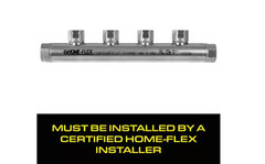 3/4 In. X 3/4 In. X (4) 1/2 In. CSST FIPT Stainless Steel Manifold