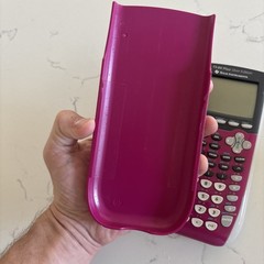 Texas Instruments Pink TI-84 Plus Silver Edition Graphing Calculator Cover,READ