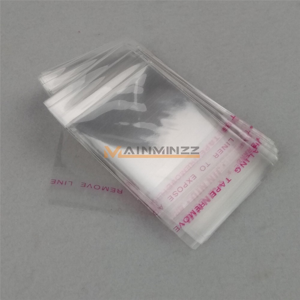 1000PCS Wholesale Lots Self Adhesive Seal Plastic Bags 5cm x 7cm