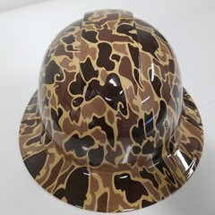 full brim hard hat custom hydro dipped IN OLD SCHOOL DRAKE,AWESOME COLORS POPPIN