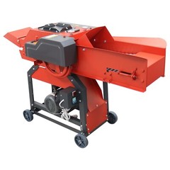 4-Blade Grass Straw Cutting&Silk Kneading Integrated Machine Conveyor Inlet 220V