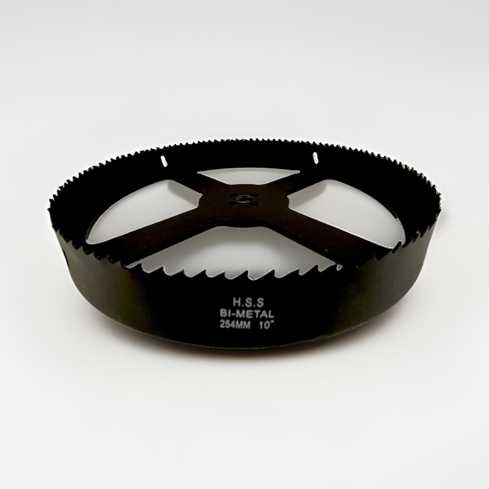 HSS Bi-Metal Hole Saw Blade 10 in (254mm) Diameter Cutting Saw Blade