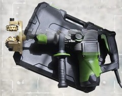 Handheld Electric Chipping Machine for Concrete Floors, Textured Finish