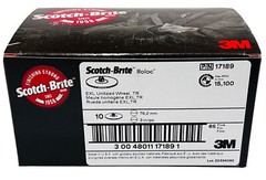 (10) 3M Scotch-Brite 3″ EXL Roloc Unitized Wheels 6S Fine TR Quick Change Disc