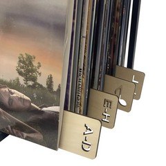 Vinyl Record Dividers – Alphabetical Record dividers a-z with Now Playing Div…
