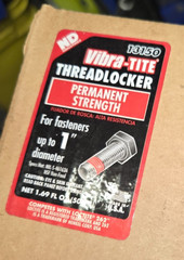ND 13150 Red Vibra-Tite Threadlocker Permanent Strength 1.69 oz PAST EXP DATE