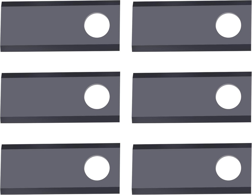 6Pcs Blade Kit For BDR-135, BDR-165, BDR-185 Drum Mowers, Replace KT4012,DM10454