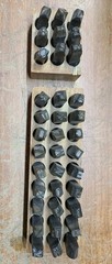 Young Brothers 36pc 3/8″ Letter & Number Stamp Punch Set Alloy Steel Metal