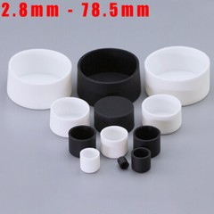 Round End Cap for Tube 2.8 – 78.5mm PVC Plastic Cover Pipe Protect Blanking Plug
