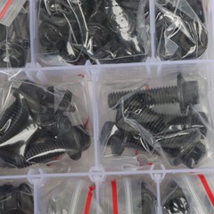 272Pcs Alloy Steel Hex Bolts and Nuts Kit,M6 Bolt,M8x1.25 Bolts,M10-1.5 Bolts