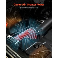 Cold Air Intake, 3.9 Inch Cold Air Intake System Compatible with 1999-2006 Chevy