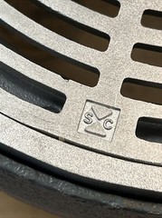SIOUX CHIEF 832-6DSR FINISH LINE ADJUSTABLE FLOOR DRAIN DI 6” NO HUB 9” SS GRATE