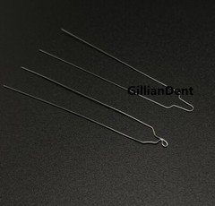 Dental SS Orthodontic Preformed Ligature Wire Kobayashi Tie Long Short Twisted