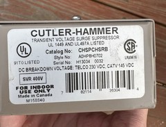 New CUTLER-HAMMER Clipper Power System Home Surge Protector CHSPCHSRB A0HP8H0702