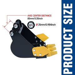 300mm Narrow Bucket Mini Excavator For Mini digger Attachments 0.8-2 ton New