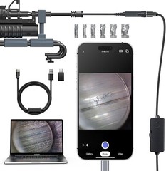 USB-C Rifle Borescope Short Focus NTG100-C Flexible Gun Barrel Camera Cleaning