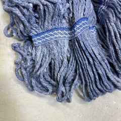 ECOLAB Grease Beater Mop Head 2X More Absorbent Than Conventional Mops Blue 8999
