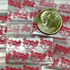 BaggiesSince1987- 12534 ZipSeal DESIGN BAGS MIX 1.25″X3/4″ METALLIC, 👀Details🔽