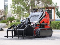 Grapple Grabber mini skid steer loader attachments for TYPHON STOMP skidsteer