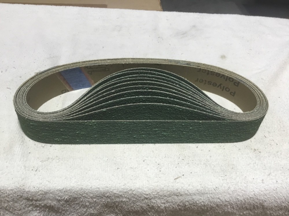SUPERIOR ABRASIVES #A018108 SANDING BELTS 1.5″x30″ 80GRIT 10 NEW BELTS PER LOT