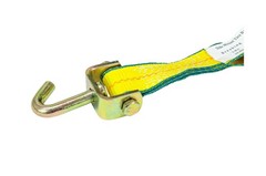 Mytee Products (4 Pack) 2″ x10′ Lasso Ratchet Strap with J Finger Hook Wheel …