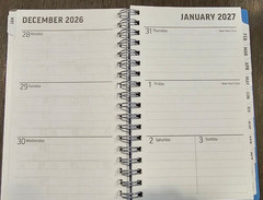 2027 Blue Sky Lindley Calendar Year Weekly & Monthly Planner (3″ x 6″)