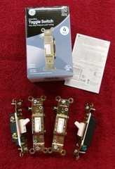 General Electric Grounding Toggle Switch 4 Pack