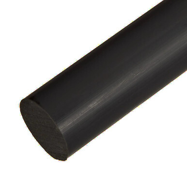0.625 (5/8 inch) x 36 inches, G10 FR4 Glass Epoxy Round Rod, Black, Bar Stock
