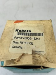 NEW OLD STOCK SEALED OEM GENUINE KUBOTA 70000-15241 Oil Filter Made in Indonesia
