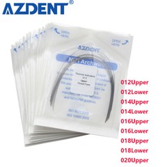 Dental Ortho Niti Arch Wire 012-020 U/L Ovoid/Natural Thermal Activated Round AZ