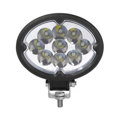 Universal 27W LED Work Light Spot Headlight For Tractor Suv Atv Boat US
