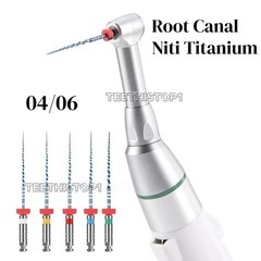 Dental Niti Titanium Endo Files Rotary Root Canal .04/.06 Engine #15-40 21/25mm