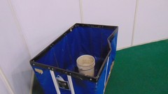 Vinyl Basket Truck – 54″ x 34″ x 37″ – Industrial Laundry Material Handling Cart