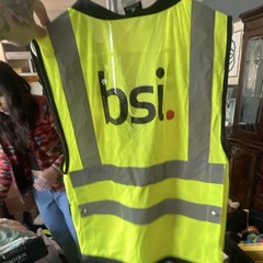 Radians SV59-22ZGD Hi-Visibility Yellow Gray Safety Vest Size S Reflective ANSI
