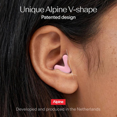 Alpine Silence Earplugs for Sleep, Focus & Travel – V-Shape Snug Fit & Soft O…