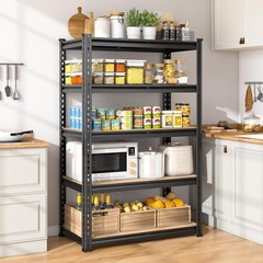 Heavy Duty Adjustable Metal Shelving Unit for Kitchen Closet Laundry Living