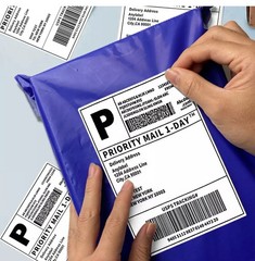 4″x6″ Direct Thermal Shipping Labels for Zebra and Rollo 500 PCS /roll US STOCK