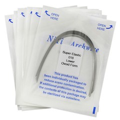 100Pcs Dental Orthodontic Niti Arch Wire Round Super Elastic 012-020 Upper Lower