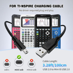 Ti 84 Plus ce Charger, ti84 Plus ce Charger Cable for Texas Instruments Calculat