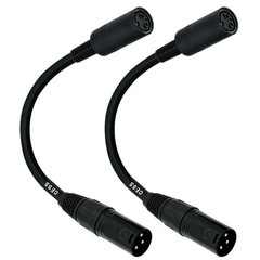 CESS-279 DIN 5-Pin MIDI Female to XLR 3-Pin Male Adapter Cable – 6 Inch Conve…