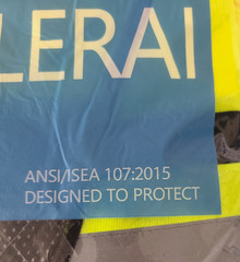 OPLERAI Safety Vest Unisex SIZE 4XL Sleeveless Yellow Multi-Function Pockets NEW
