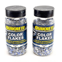 Quikrete Color Flakes Blue Mix 20c – 2 Pack – New Open Box – Free Shipping