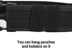 Durable 600D Nylon Tactical Belt with Quick Release Buckle – Universal Fit