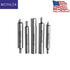 5 Pc Edge Center Finder Set Single Double End Wiggler Milling CNC Steel Tool Kit