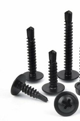 Modified Truss Head #8 x 1/2″ to 3″ Self Drilling Screws, Black