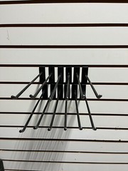 20 Slatwall Hooks – 12″ inch black