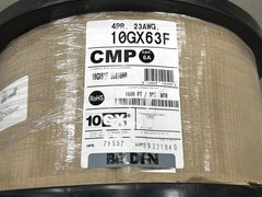 Belden 10GX63F – Cat6A CMP Cable – Gray – 1000 Feet