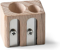 Koala Tools | Double Pencil Sharpener (Small & Large Hole) – for Regular or Jumb